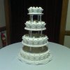 4 tiers draped scrolls - 4 tiers with separator sets.10", 12", 14", 16" tiers.
